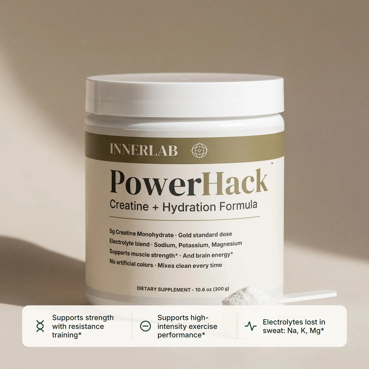 PowerHack Creatine + Hydration Formula